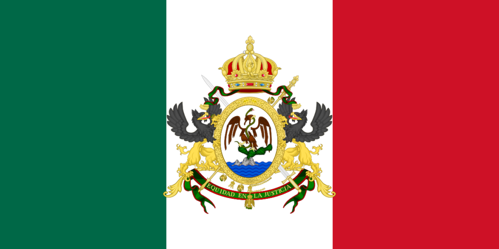 Bandera del Segundo Imperio. Foto: Wikipedia