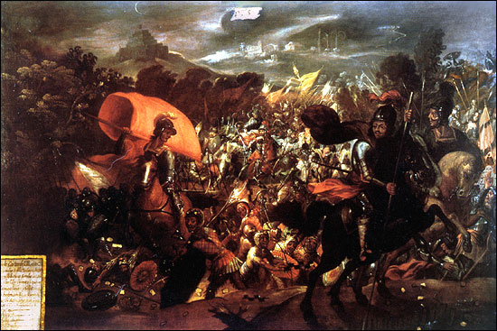 La batalla de la Noche Triste. Foto: Wikipedia