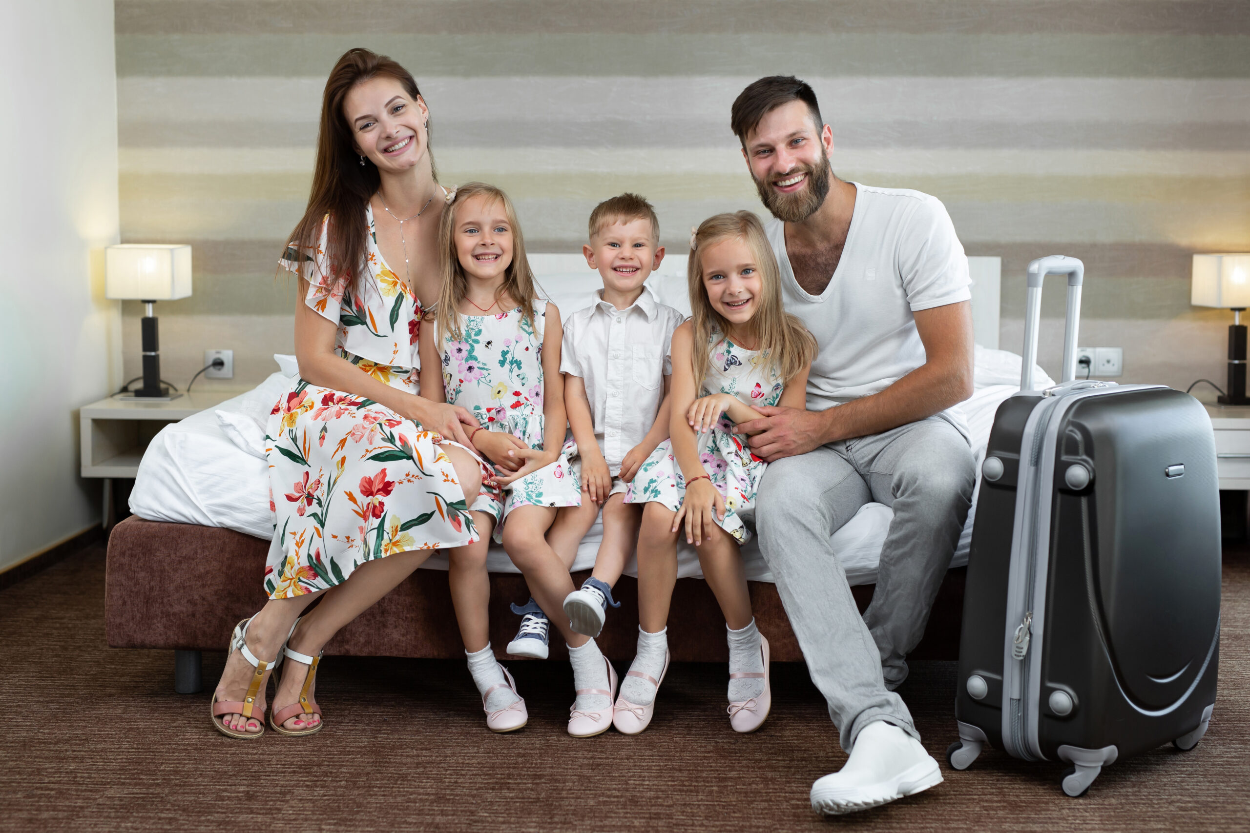 familia viaje con niños