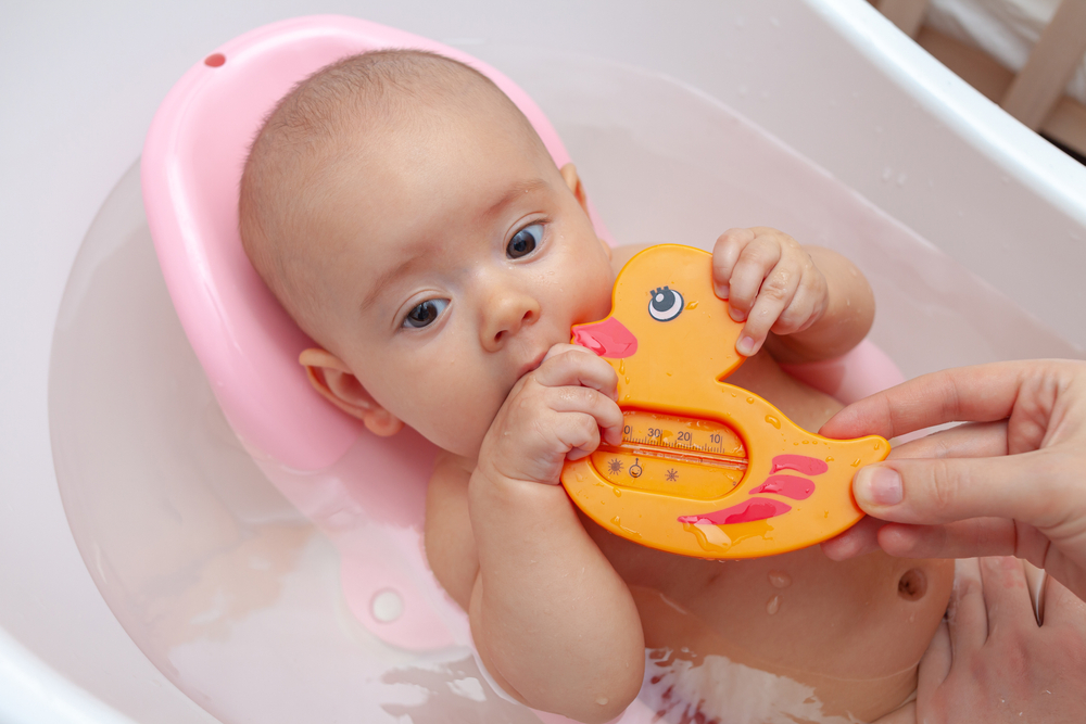 Guía para el primer baño de tu bebé