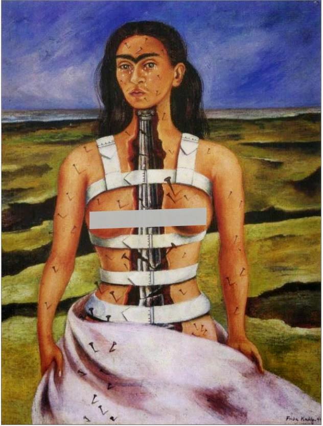 "La columna rota". Autor: Frida Kahlo